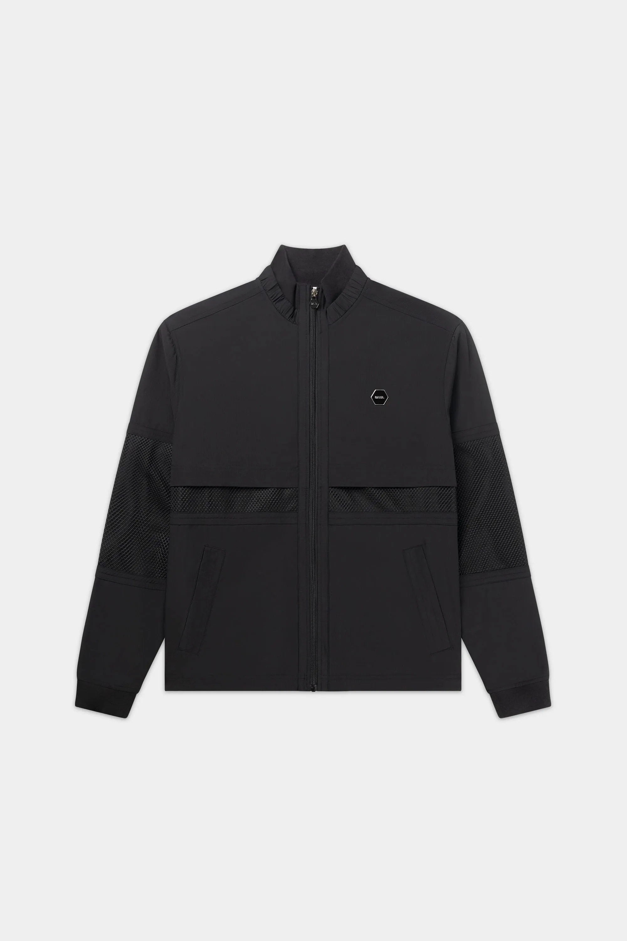 Hexline Regular Fit Track Jacket Jet Black