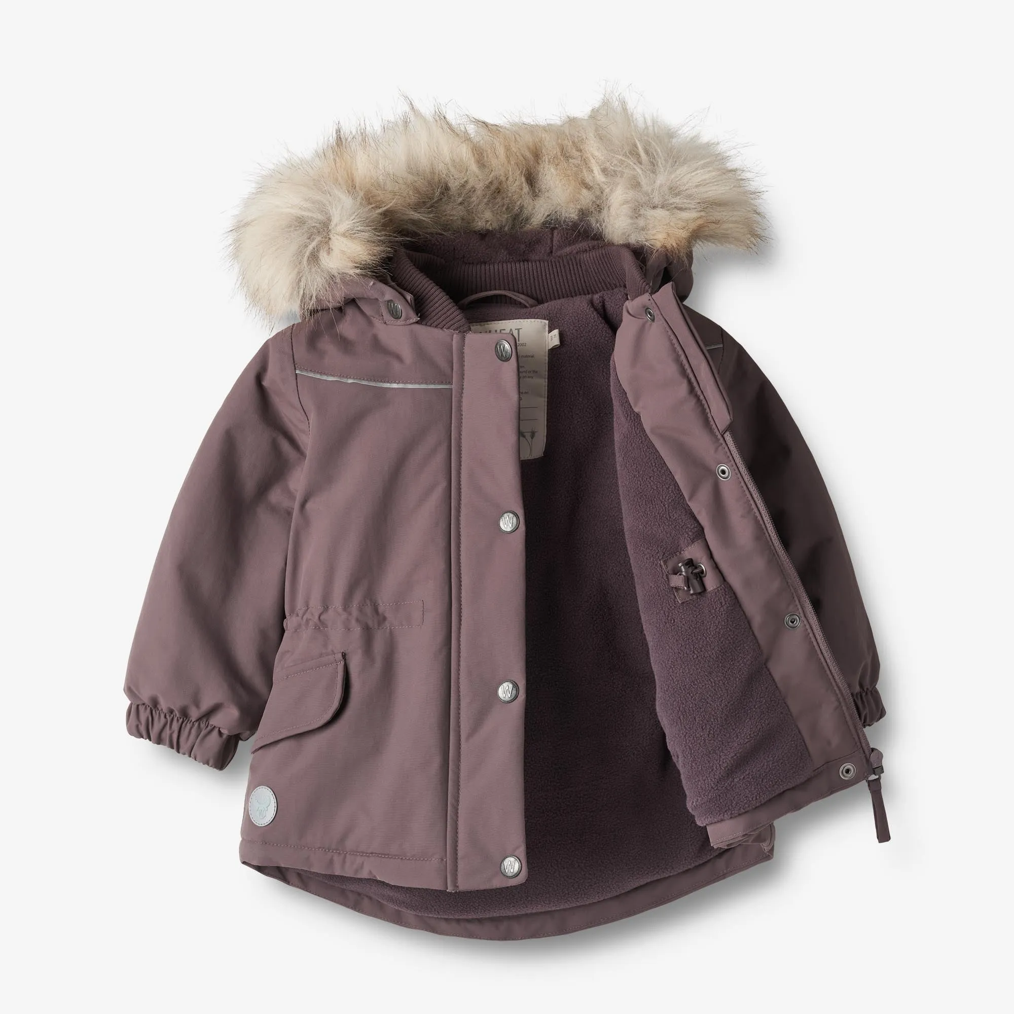 Jacket Mathilde Tech | Baby - plum