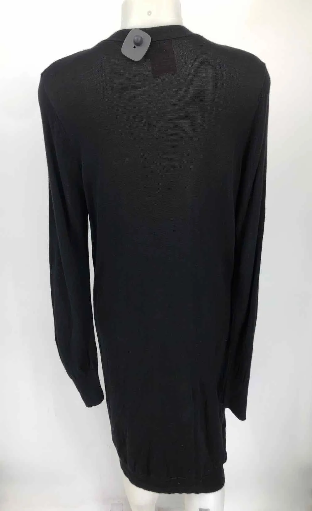 JOSEPH A. Black Knit Wrap Size X-LARGE Sweater