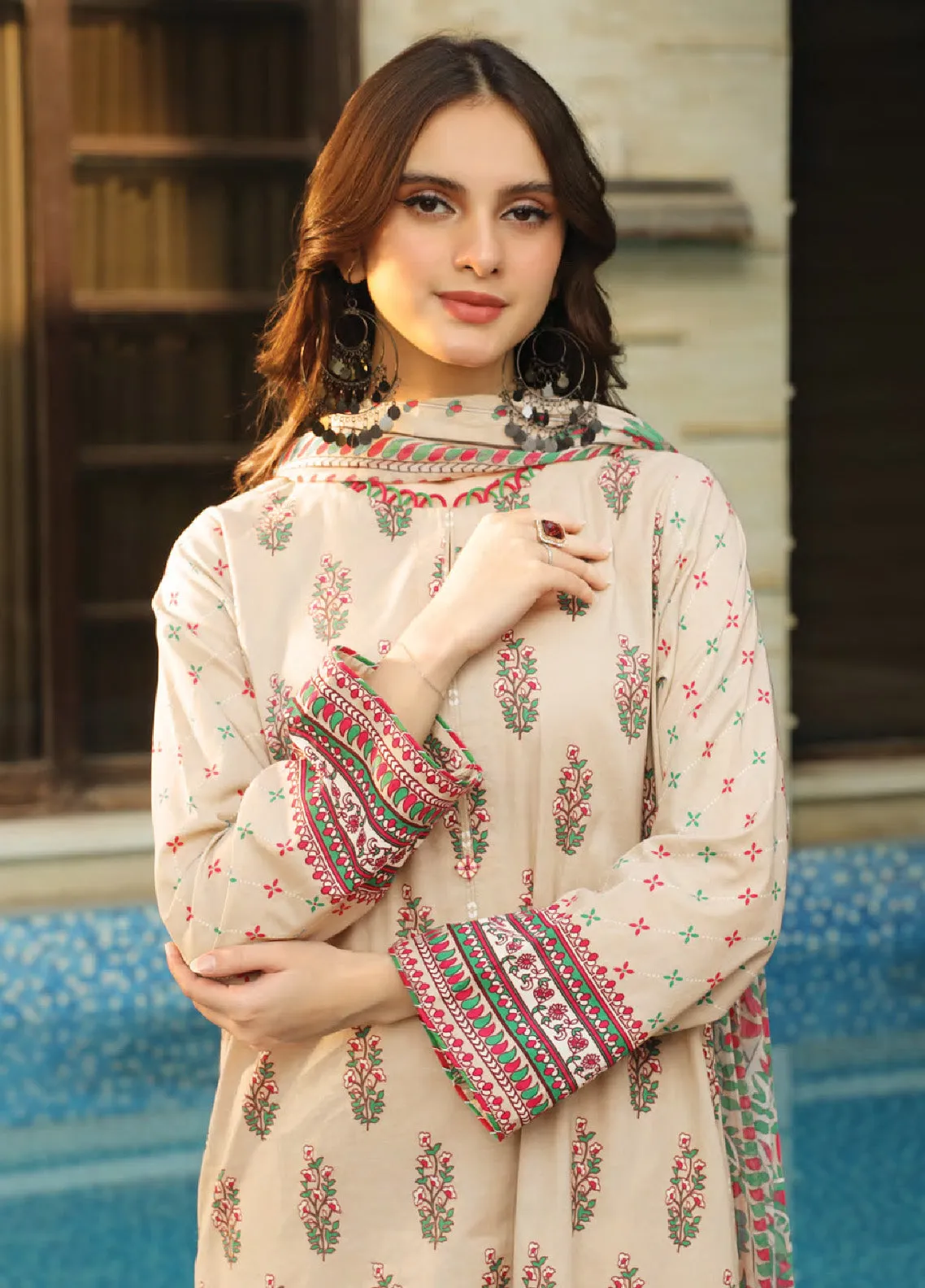 Komal Prints By Lakhany Printed Lawn Unstitched 3 Piece Suit - LSM24KP LG-SR-0197-B