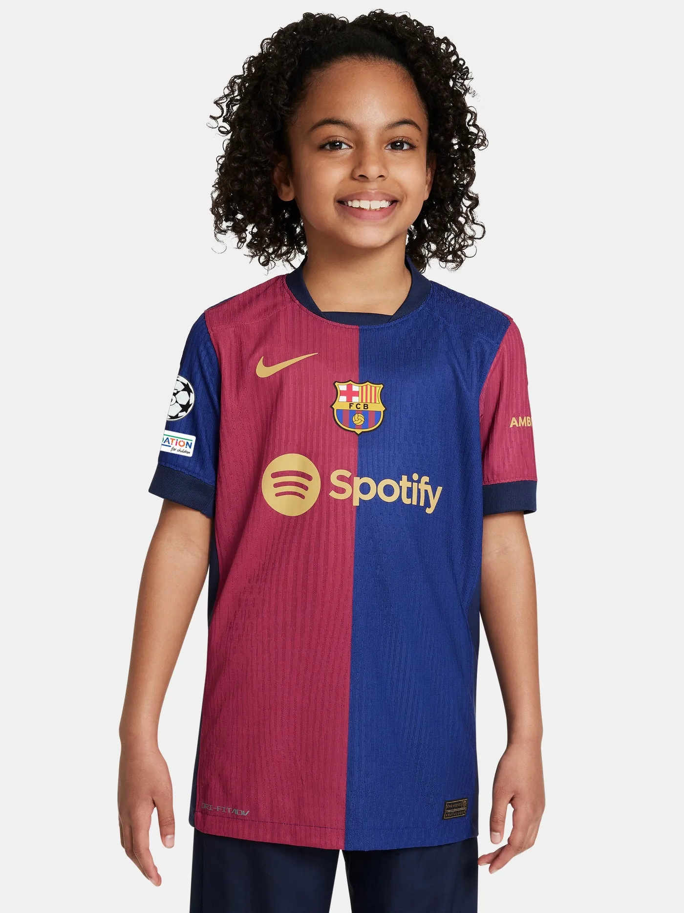 KOUNDE | UCL Junior home jersey 24/25 FC Barcelona - Dri-Fit ADV