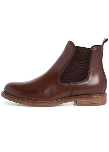 Leather Chelsea Boots by Tamaris | Look Again