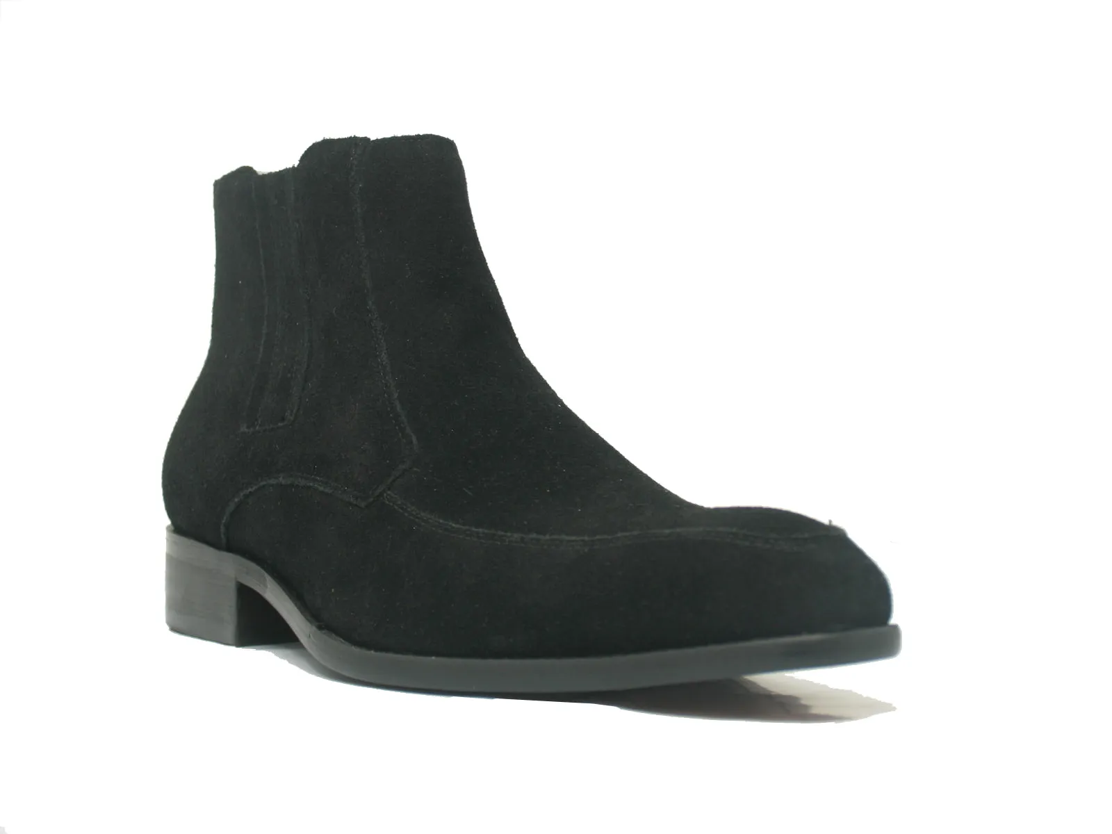 Leather Suede Chelsea Boots