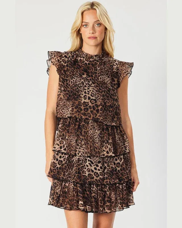 Leopard Ruffle Dress