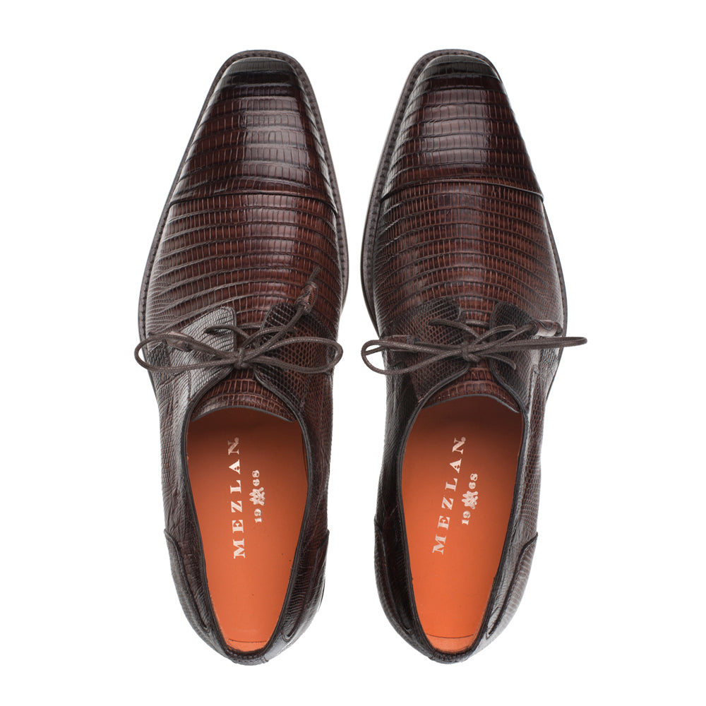 Lizard Tassel Cap Toe Derby