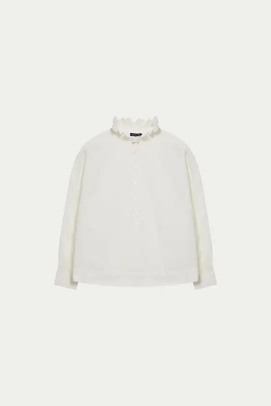 Louise White Cotton Shirt