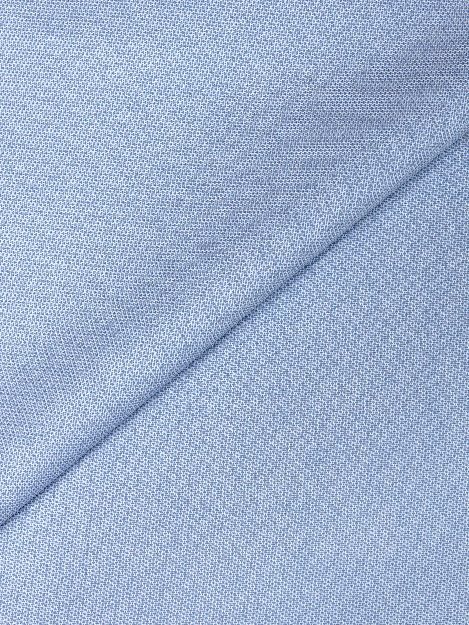 Luton Blue Dobby Cotton Shirt MSC3295