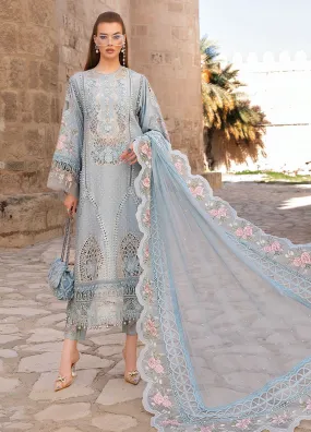 Maria B Embroidered Broshia Unstitched 3 Piece Suit - MB24VL 2410-B