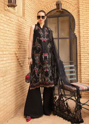 Maria B Embroidered Organza Unstitched 3 Piece Suit - MB24VL 2405-B