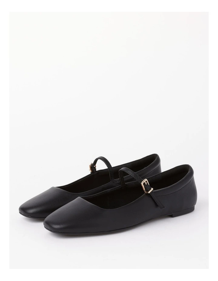 Melinda Ballet Flat in Black