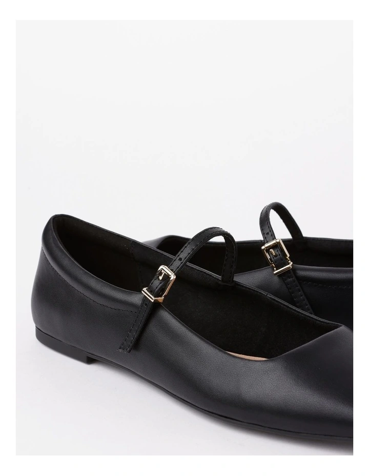 Melinda Ballet Flat in Black