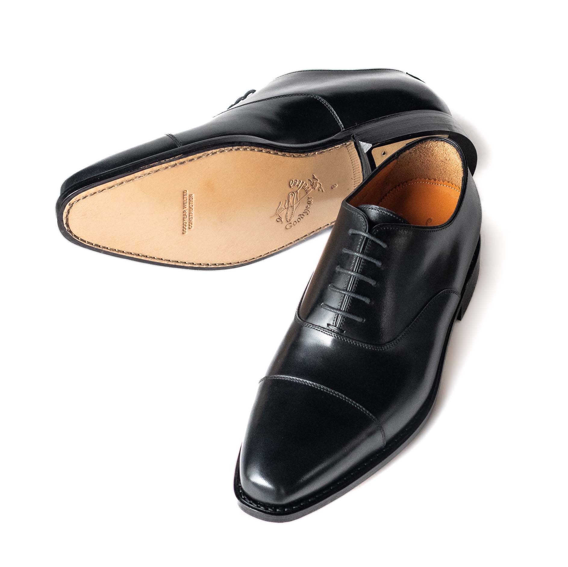 Men's Cap Toe Oxford / Black 98060