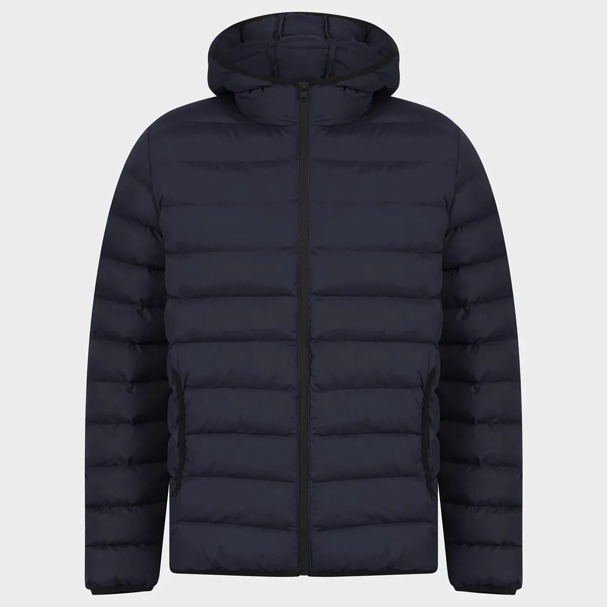 Mens Navy Quilted Jacket