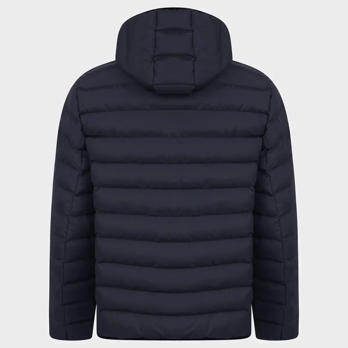 Mens Navy Quilted Jacket