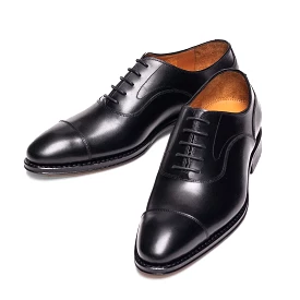 Men's Oxford Cap Toe / Black Calf 98654