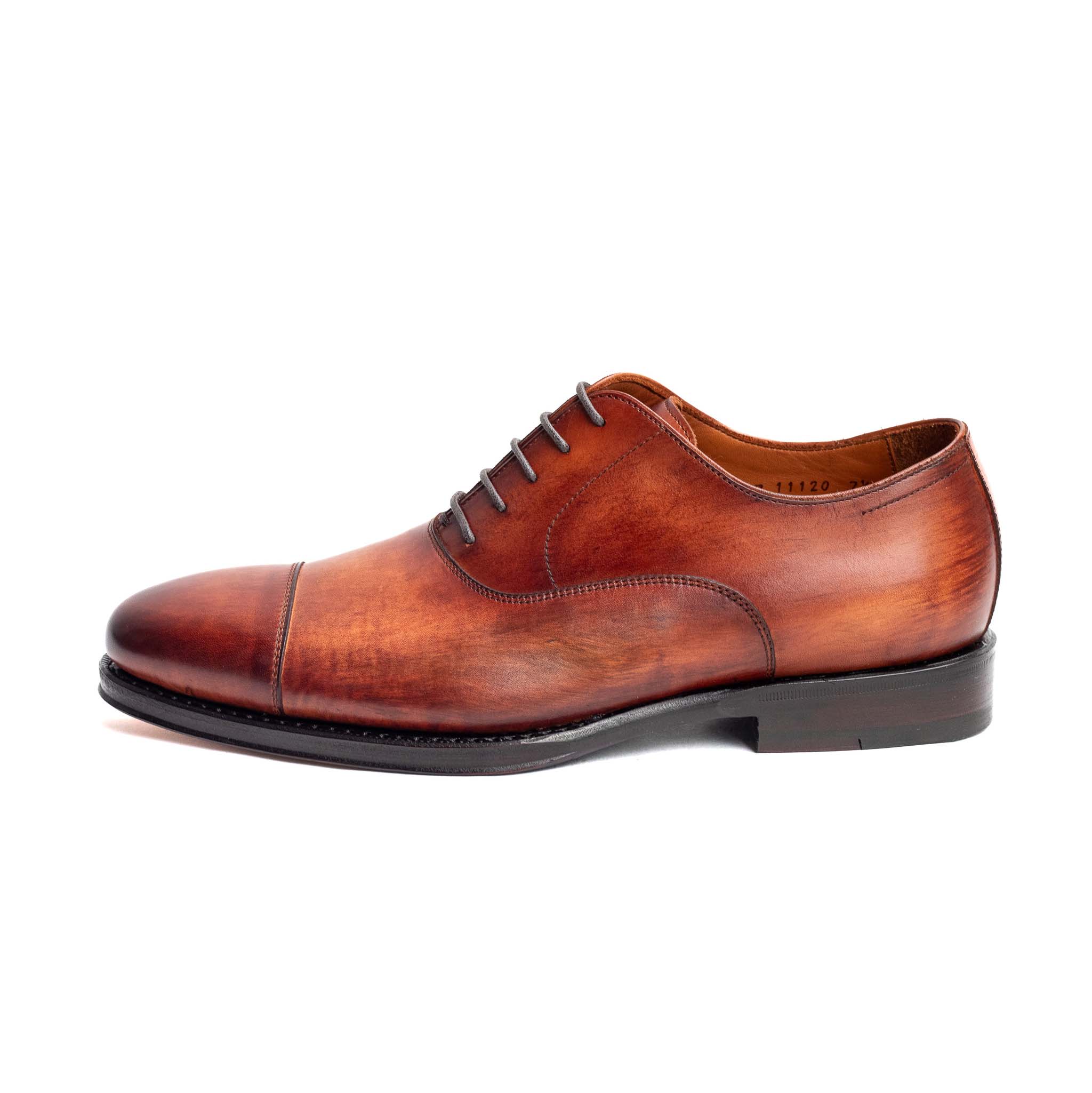 Men's Oxford Cap Toe / Vegano Crust Marrone 98317