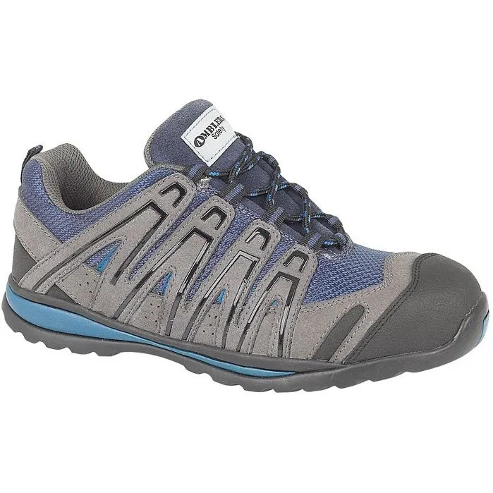 Mens Non Metallic Safety Work Shoes  Blue