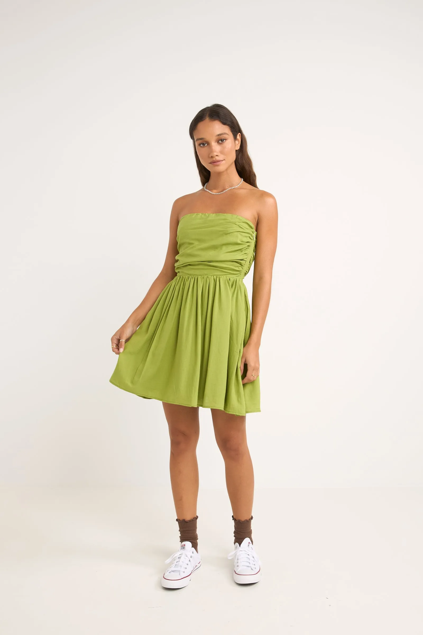 Mila Mini Dress Matcha