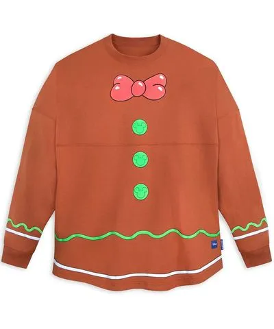 NA Mickey Mouse Gingerbread Spirit Jersey for Adults Disney Eats