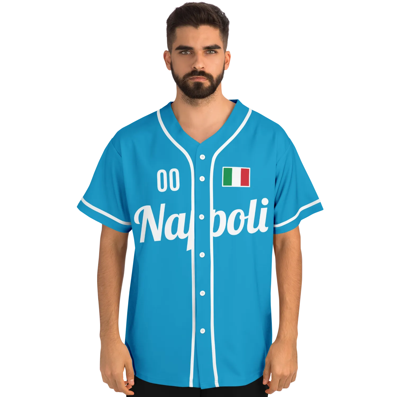 Napoli Baseball Jersey - Custom Name + Number