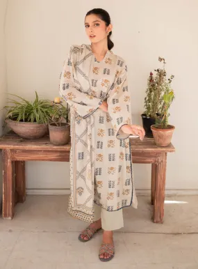 Naqsh By Rashid Textile Embroidered Lawn 3 Piece Unstitched Suit RT24NEL D-8486