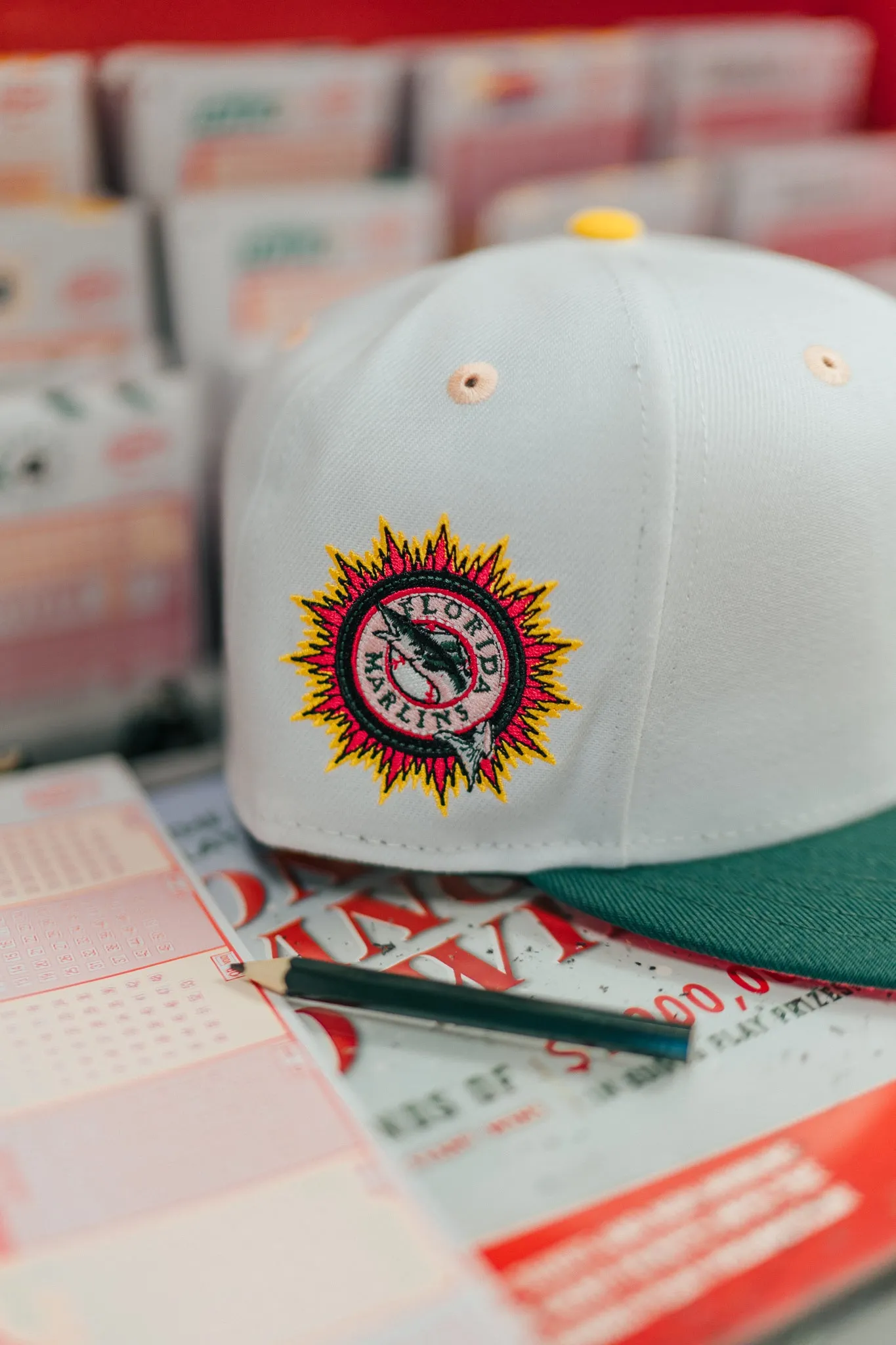 New Era Florida Marlins 'Lottery Pack' Hot Pink UV (FLORIDA LOTTERY)