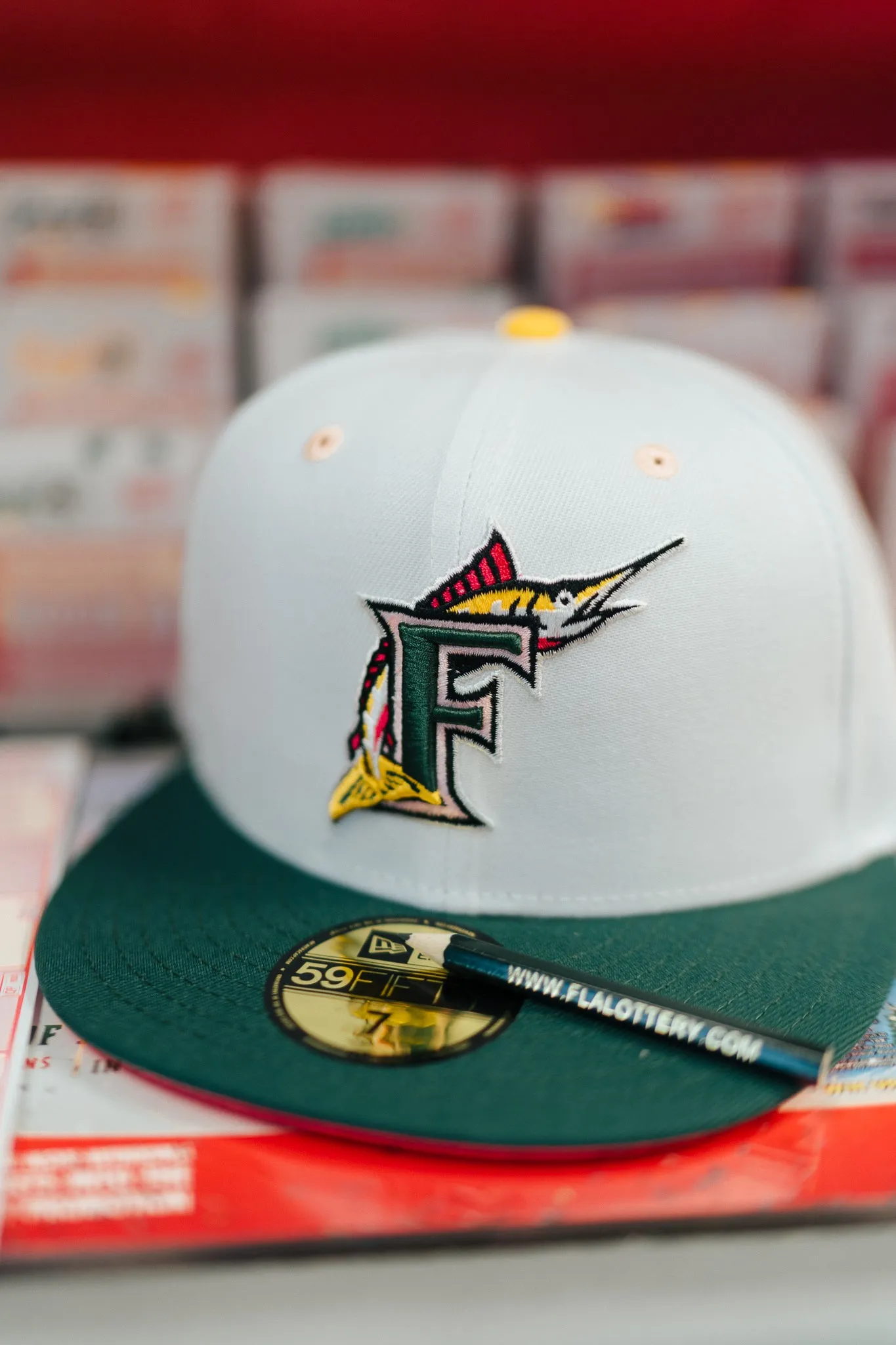 New Era Florida Marlins 'Lottery Pack' Hot Pink UV (FLORIDA LOTTERY)