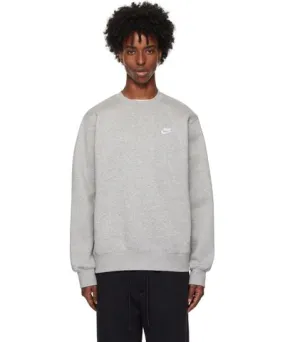 Nike Gray Sportswear Club Fleece Sweatshirt