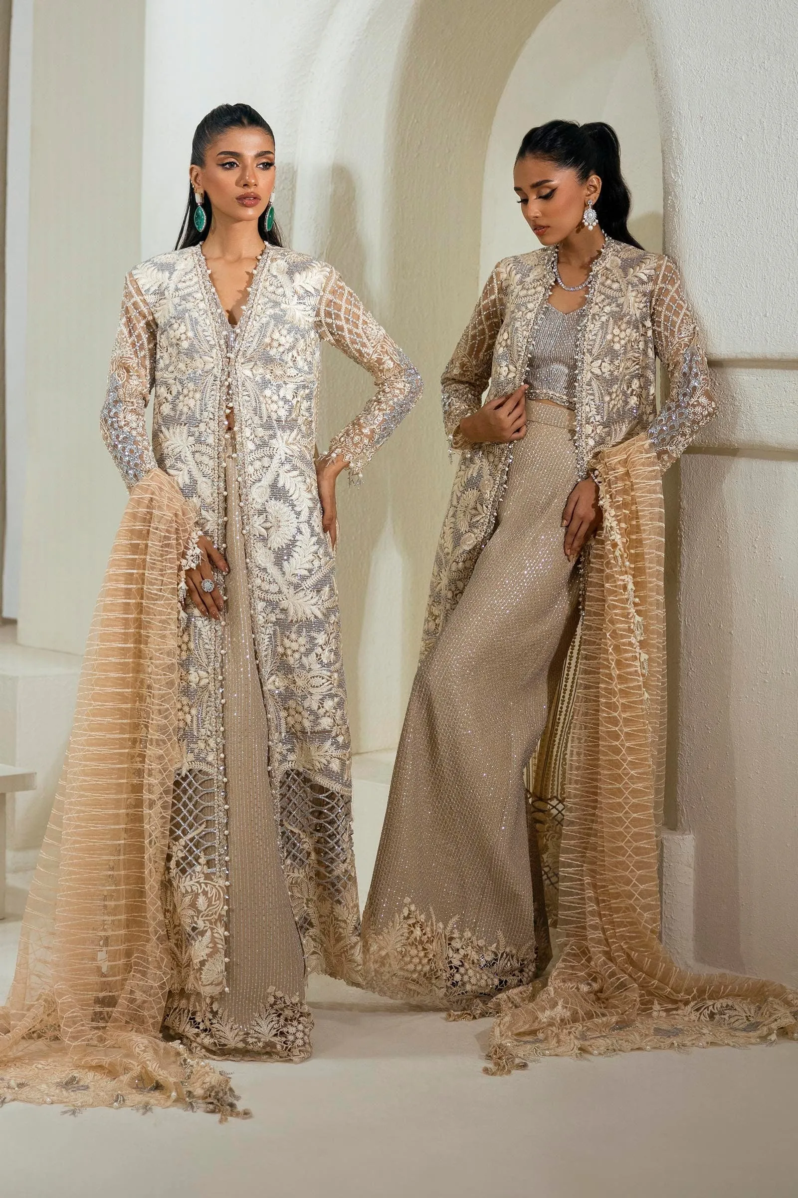 Nura by Sana Safinaz Festive Formal Unstitched 3Pc Suit N242-005-3CT