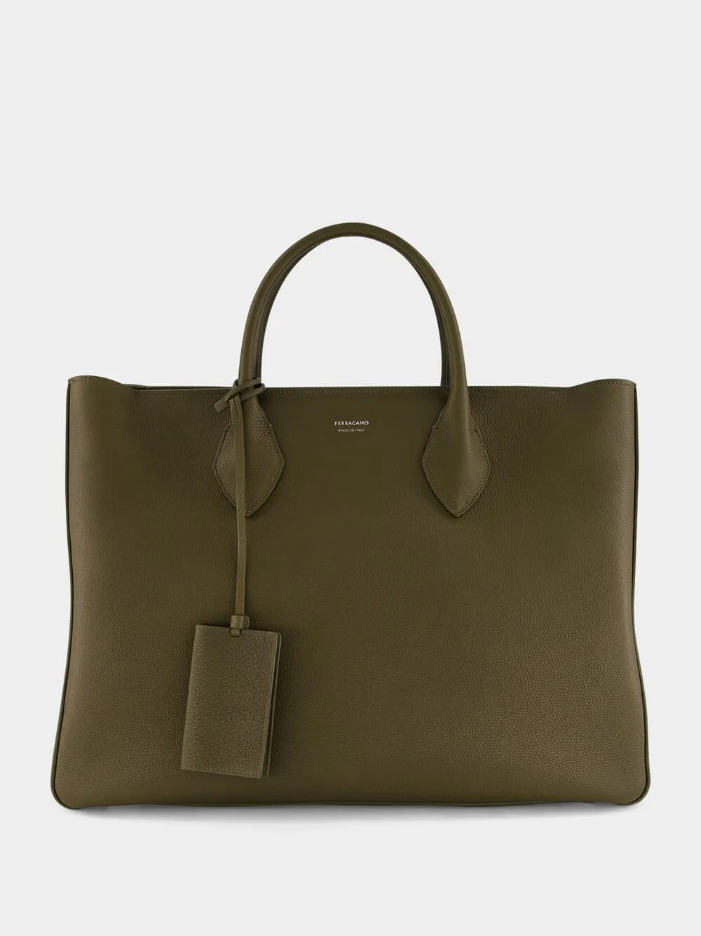 Olive Green Large Tote Bag