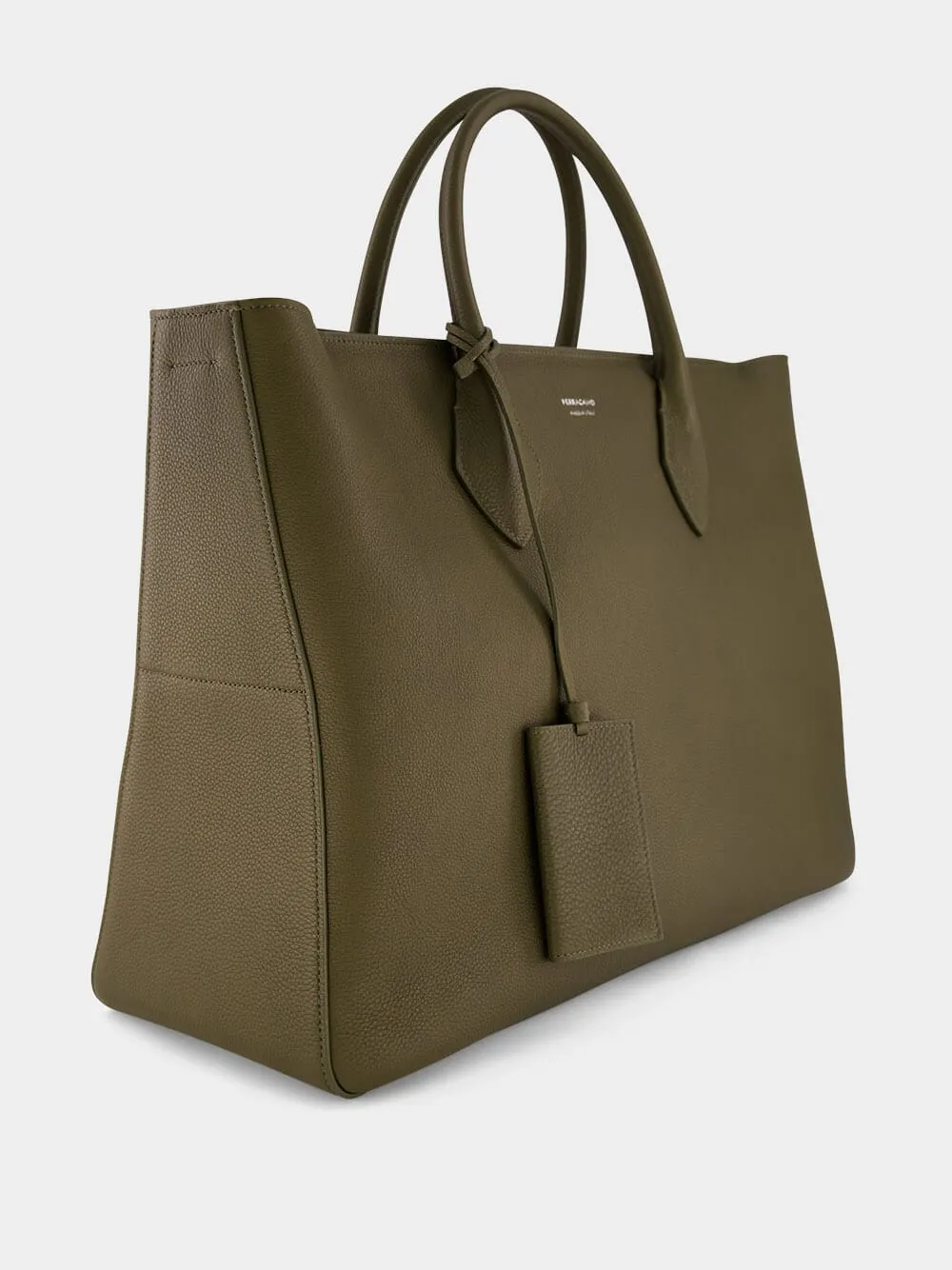 Olive Green Large Tote Bag