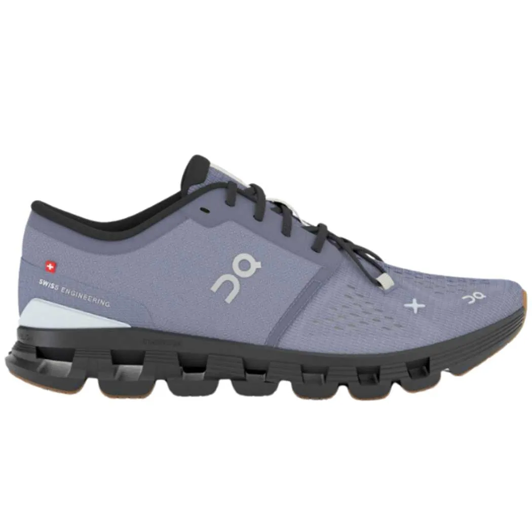 On Running Cloud X4 Running Shoes Feather/ Black (Women's)