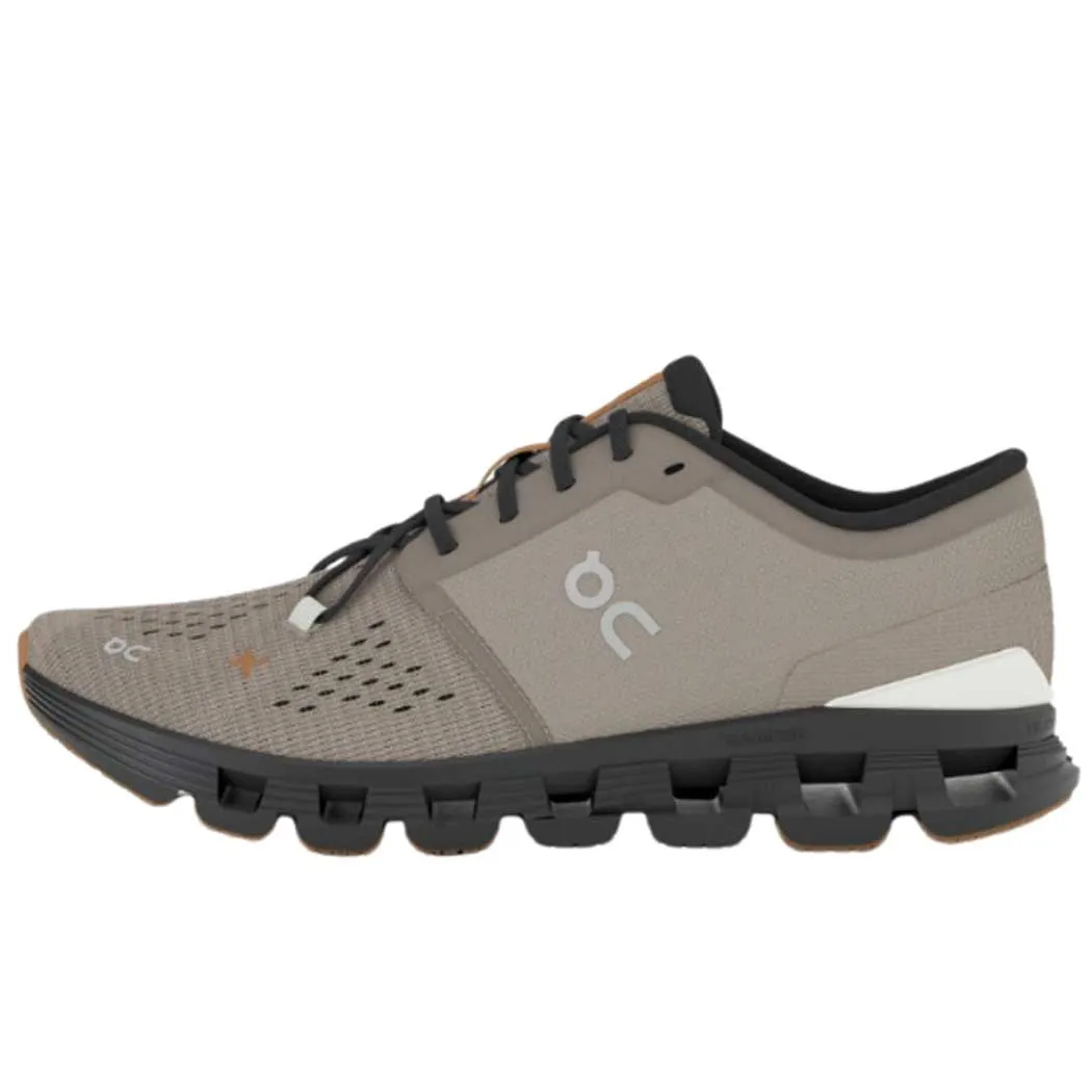 On Running Cloud X4 Running Shoes Fog/ Black (Men's)