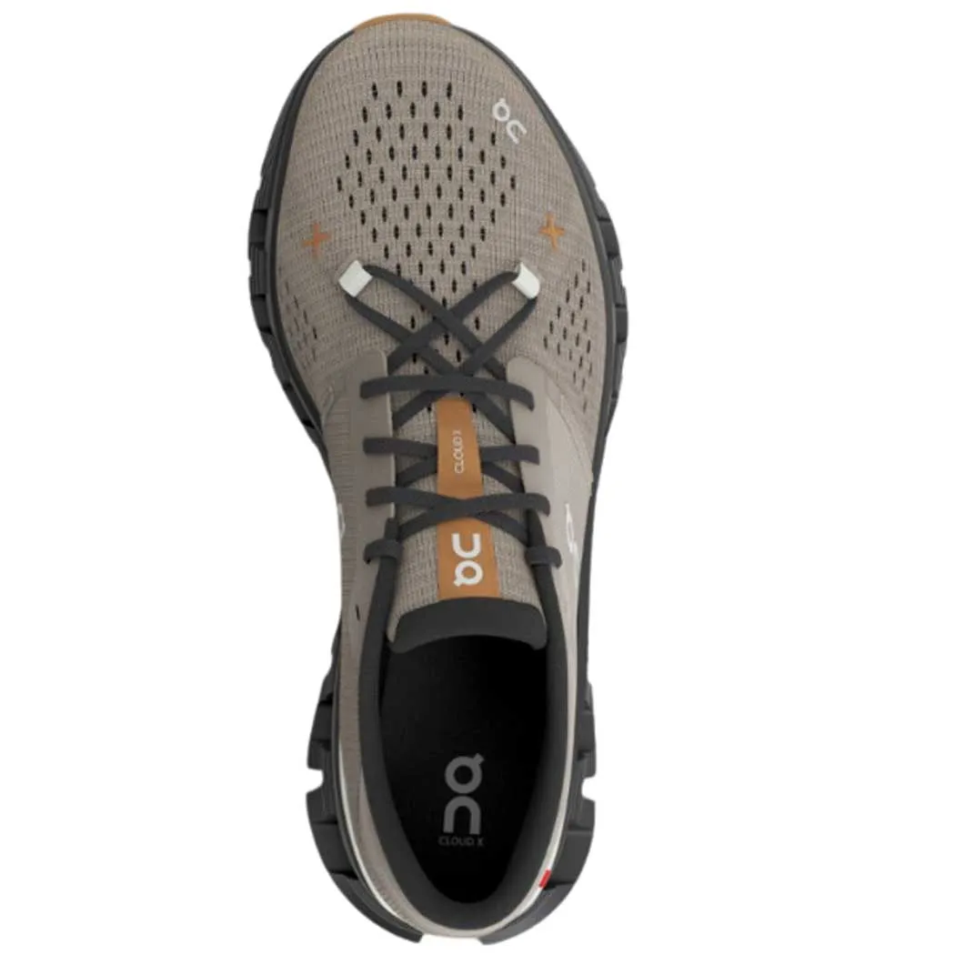 On Running Cloud X4 Running Shoes Fog/ Black (Men's)