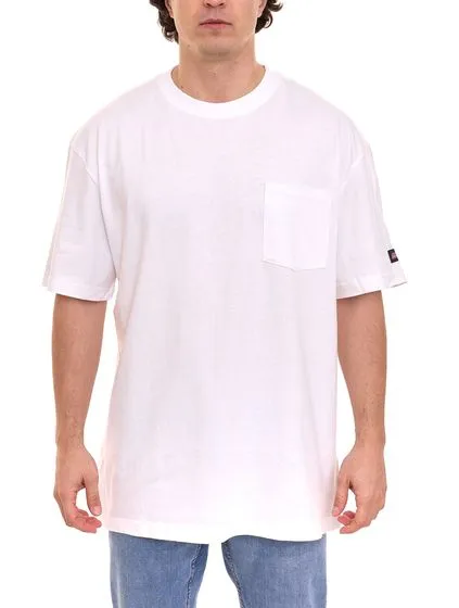 Pack of 16 Dickies Basic men's T-shirt cotton shirt work shirt Cool&Dry grammage 250 g/m² PKGS407WH white