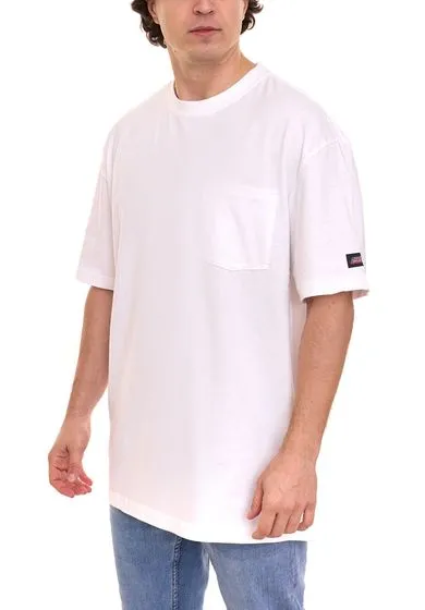 Pack of 16 Dickies Basic men's T-shirt cotton shirt work shirt Cool&Dry grammage 250 g/m² PKGS407WH white