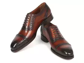 Paul Parkman Goodyear Welted Cap Toe Oxfords Brown - 9482-BRW