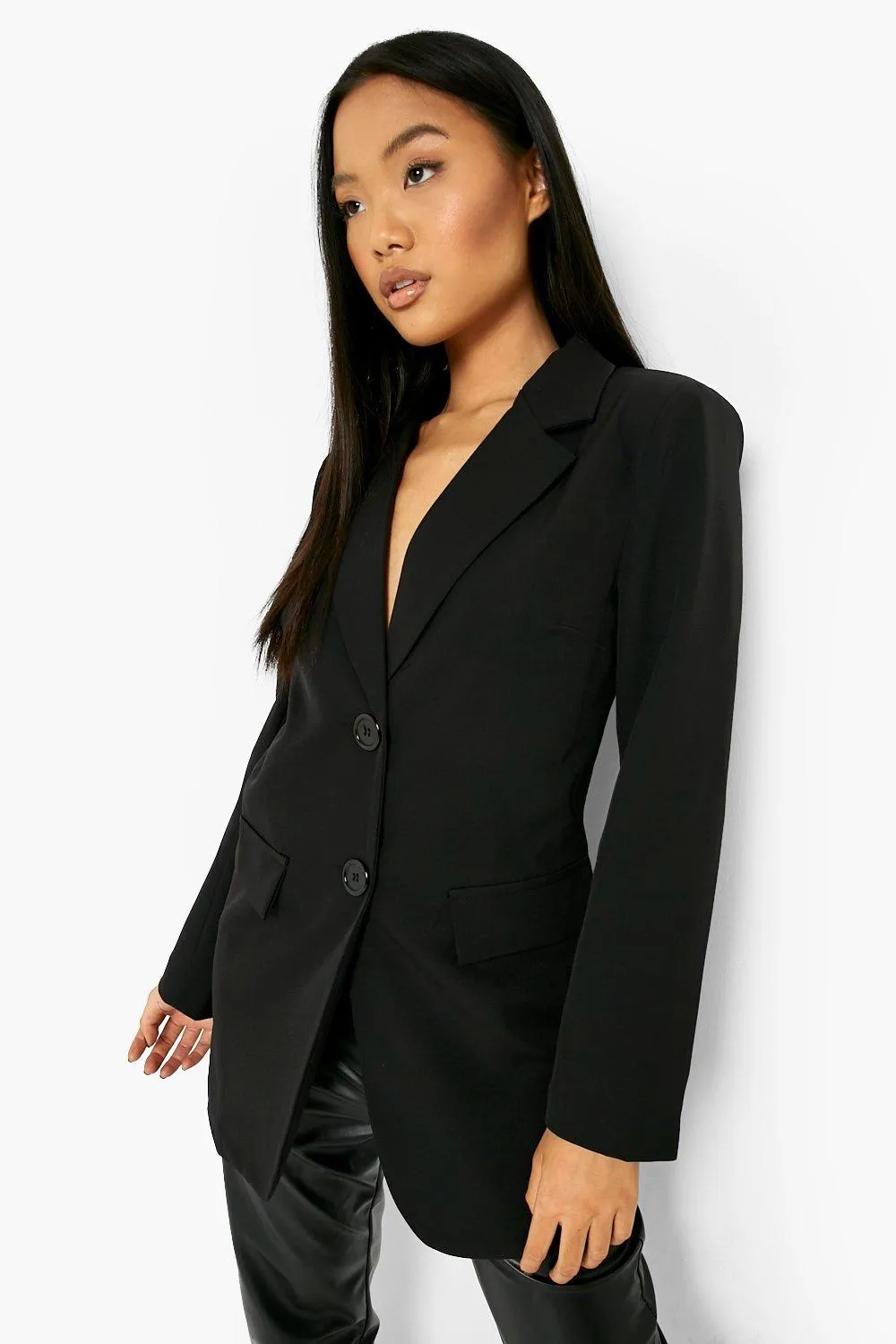 Petite Pocket Detail Blazer