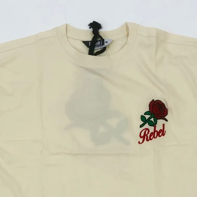 REBEL MINDS Rebel Rose Graphic T-Shirt