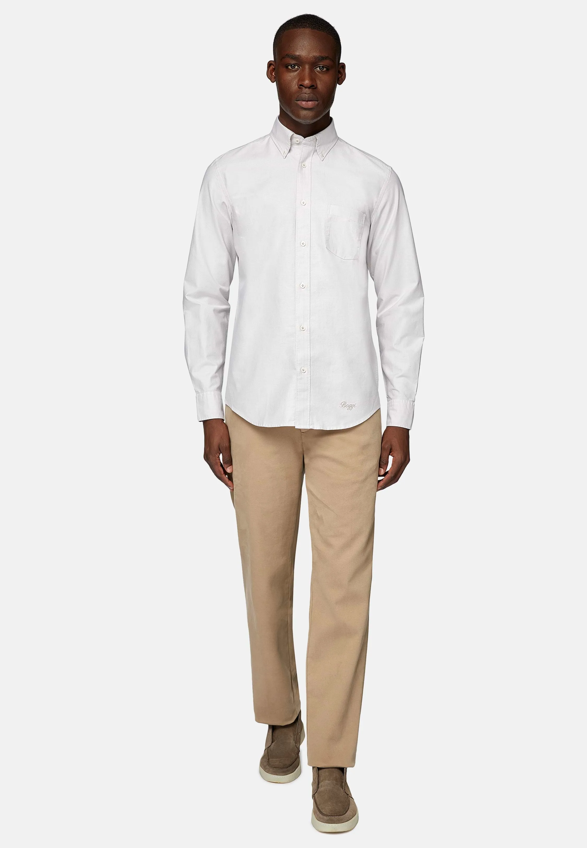 Regular Fit Organic Oxford Cotton Shirt