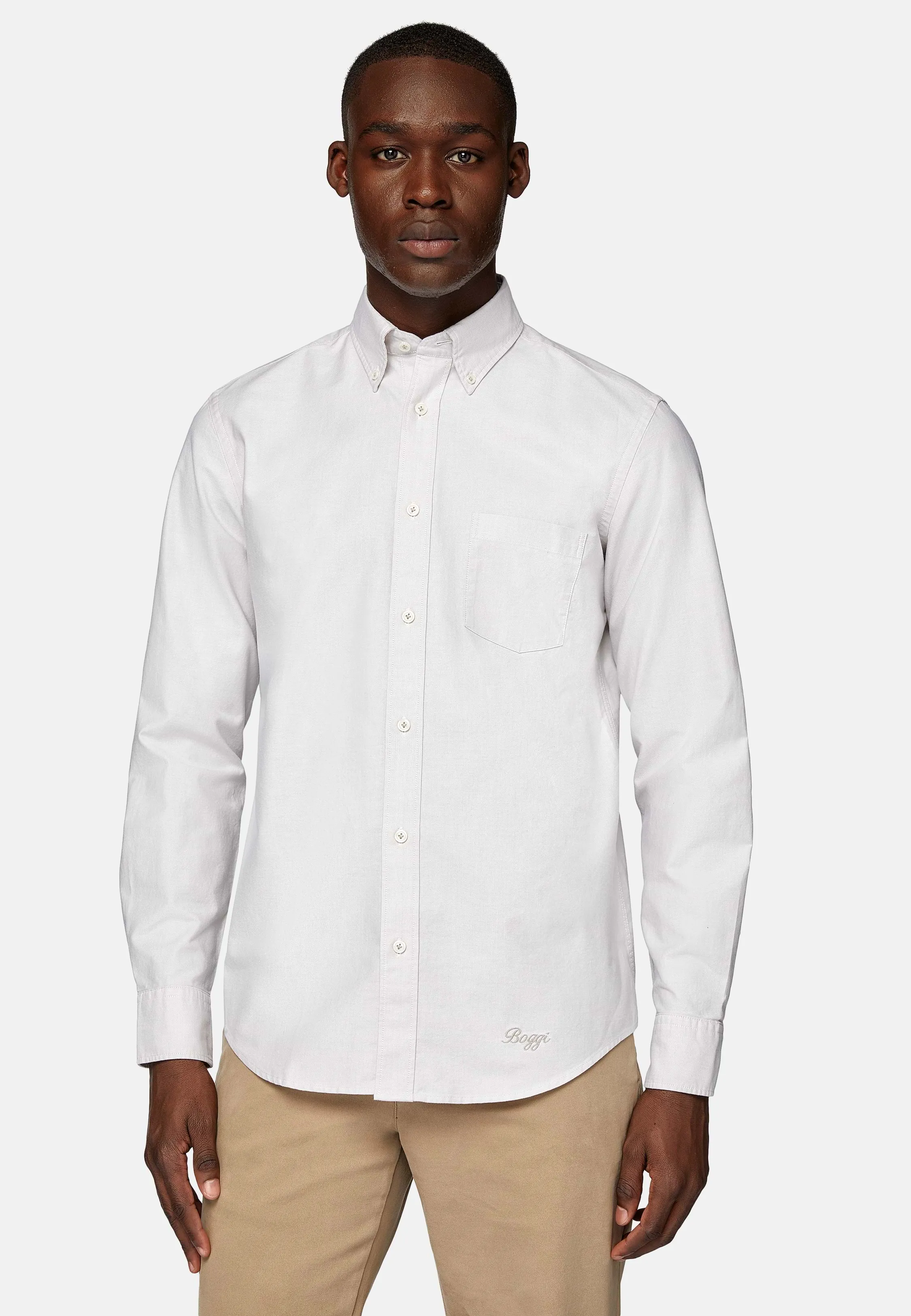 Regular Fit Organic Oxford Cotton Shirt