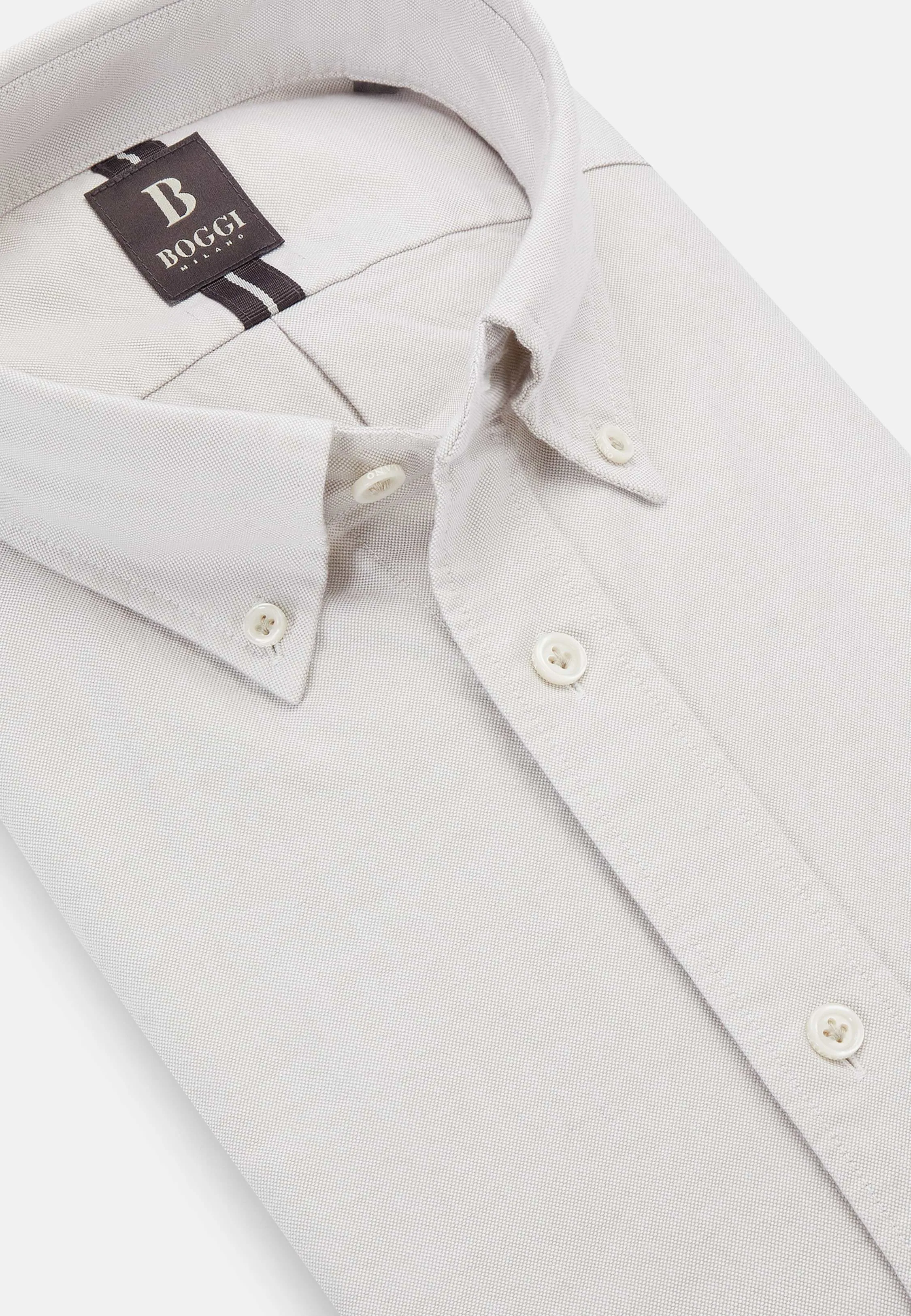 Regular Fit Organic Oxford Cotton Shirt