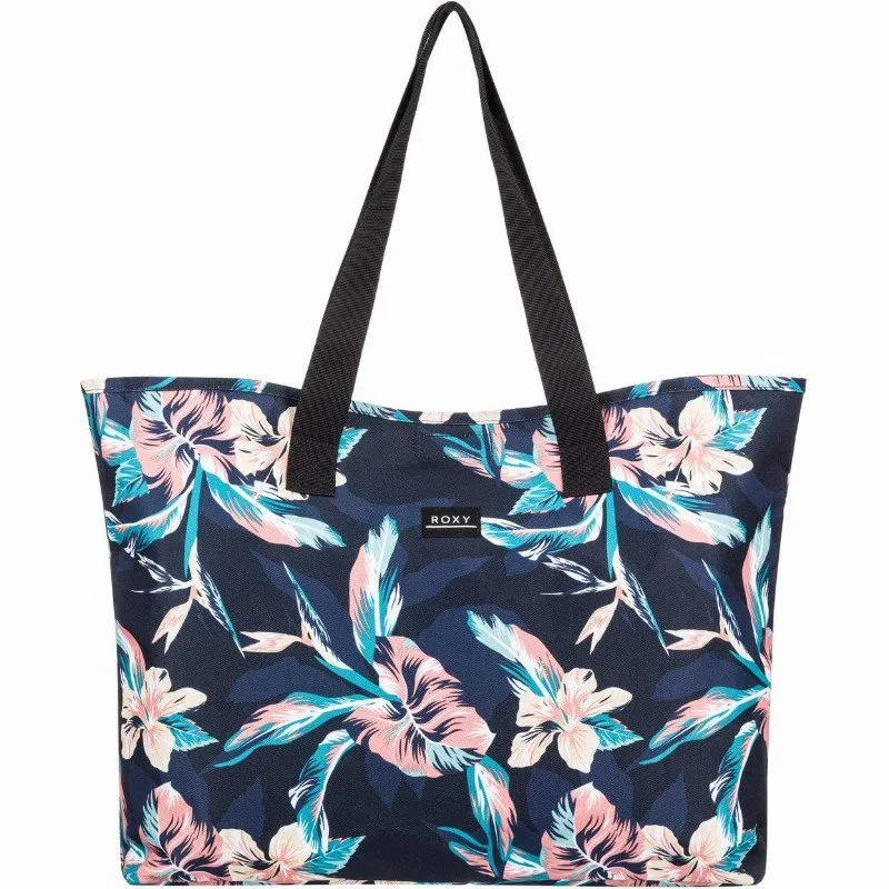 Roxy WILDFLOWER 28L - LARGE TOTE BAG BLACK