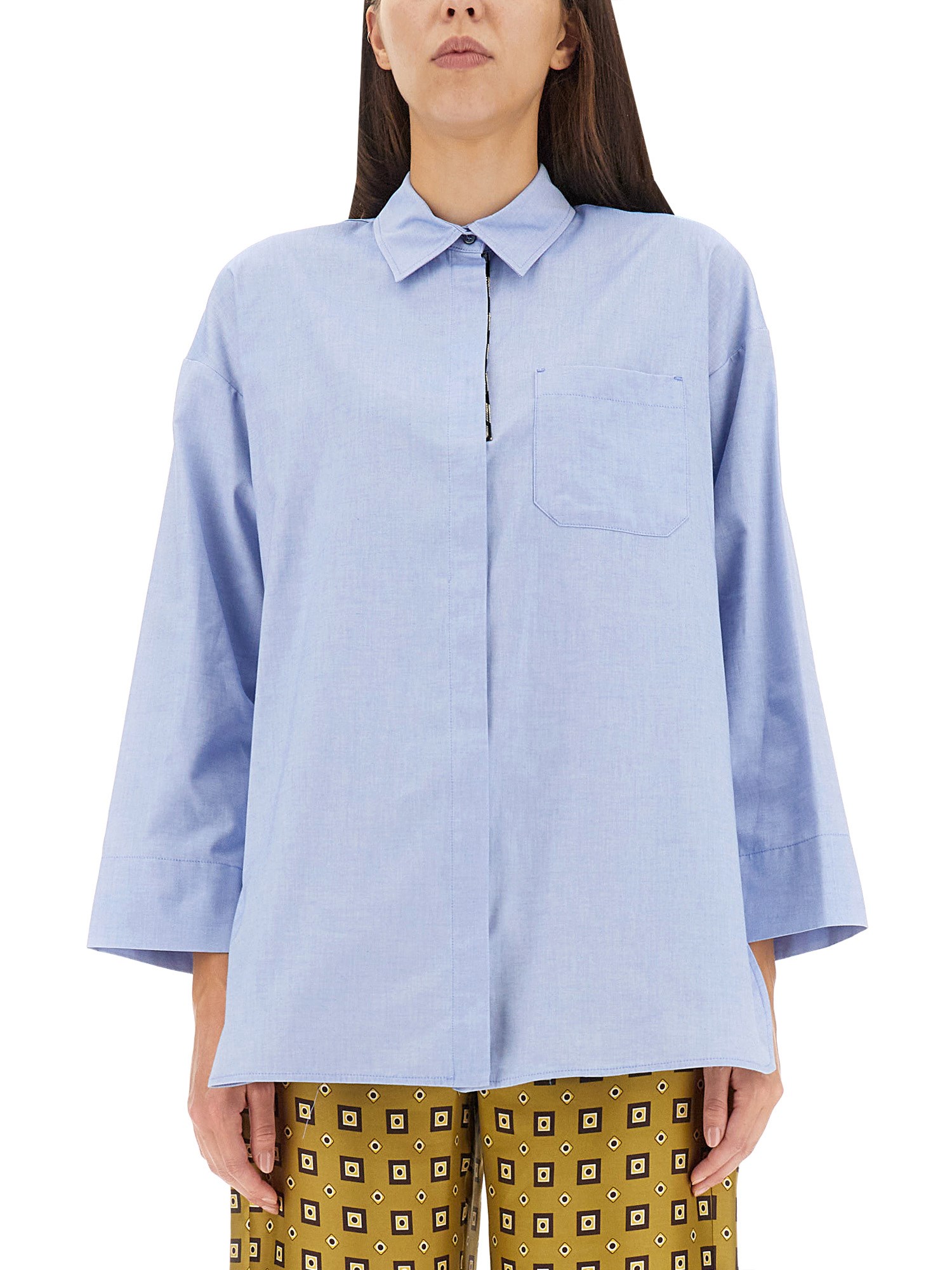 S MAX MARA    COTTON SHIRT