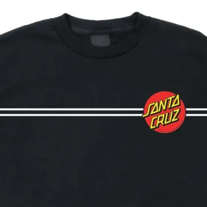 SANTA CRUZ Classic Dot Graphic T-Shirt - Black