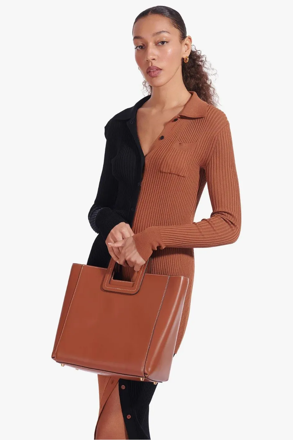 Shirley Leather Tote Bag