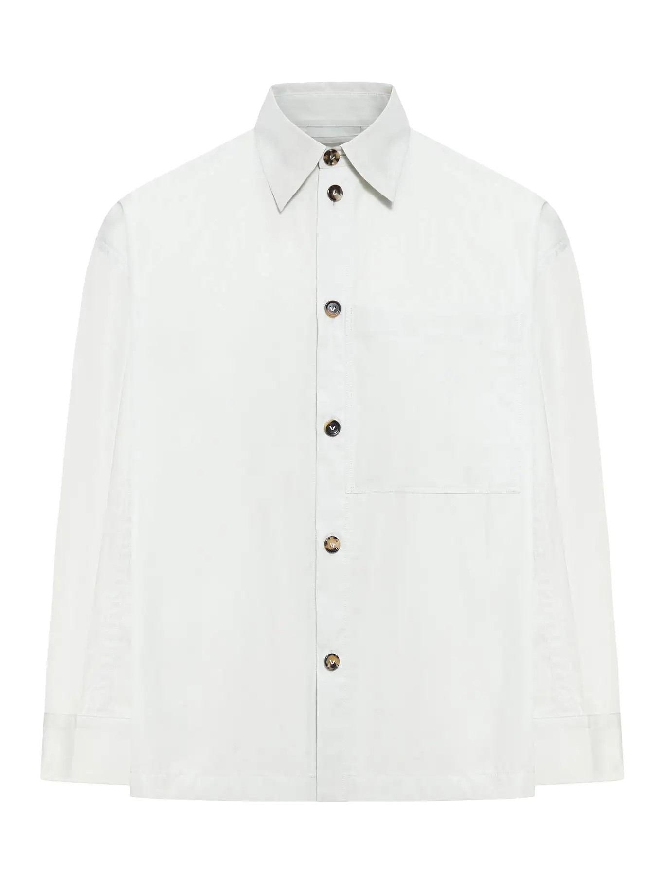 Silk and cotton shirt