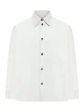 Silk and cotton shirt