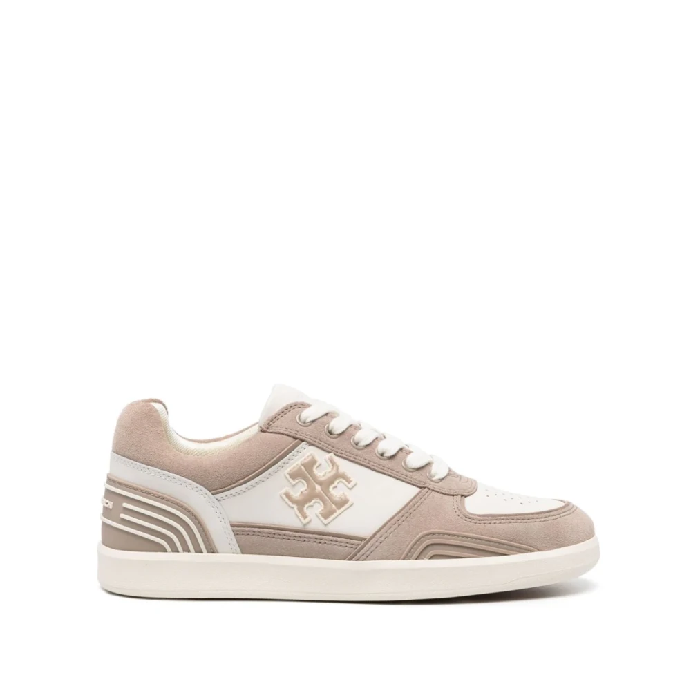 Sneakers Beige  Tomaia in Pelle e Camoscio