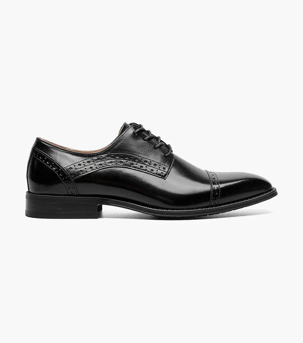 Stacy Adams - GARRETT Cap Toe Oxford - Black - 25543-001